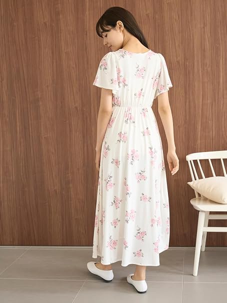 Amazon.co.jp: [ジェラート ピケ] 中花柄カップインワンピース